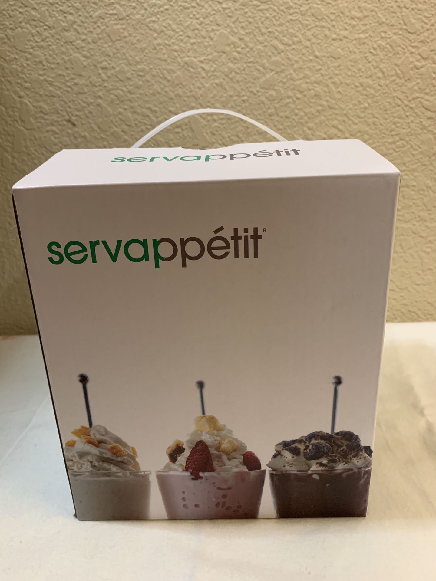 Servappetit set of 4 milkshakes glass mugs
