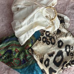 Festival Bundle - 3 crop/scarf tops