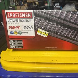 New In Box Craftsman 299 Piece Ultimate Socket Set 