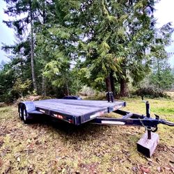 FS: 6x18 Flatbed Car Trailer w/ Heavy Duty Ramps 