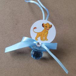 The Lion King Baby Shower Pacifiers Guest Favor Necklaces