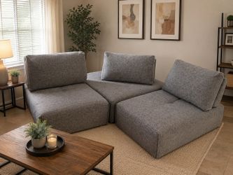 3-Piece Diamond Sofa Jazz Modular Sectional Sofa ā $250