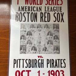 1st World Series Poster – Out of Print, Rare!