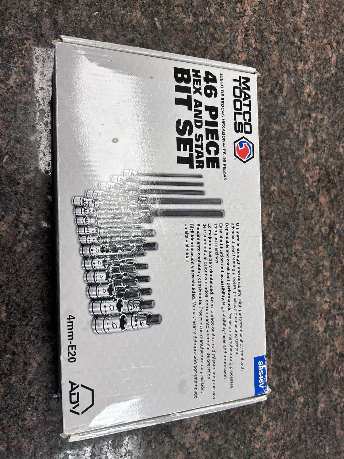 Matco Tools 46 Piece Hex & Star Bit Set