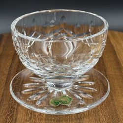 Waterford Crystal Lismore: Footed Dessert Bowl, 3" Tall Vintage Ireland