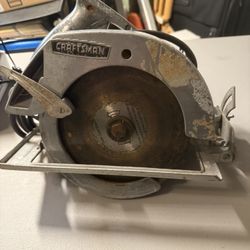 Vintage Craftman 7-1/4"" Circular Saw -1-3/4 HP "
