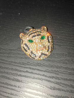 Multi -Color Alloy Lion King Pendant