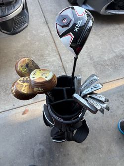 Starter golf bag set up