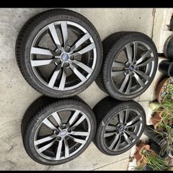 4 X 245/40r18 5x114.3 5x4.5 Stock Subaru WRX STI wheels Rims Good 90% Treads Tires!!!!!