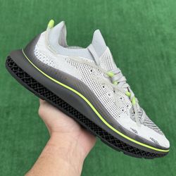 ADIDAS 4D FUSIO “GREY / SIGNAL GREEN” (Sizes 11 and 12, Men’s Available)