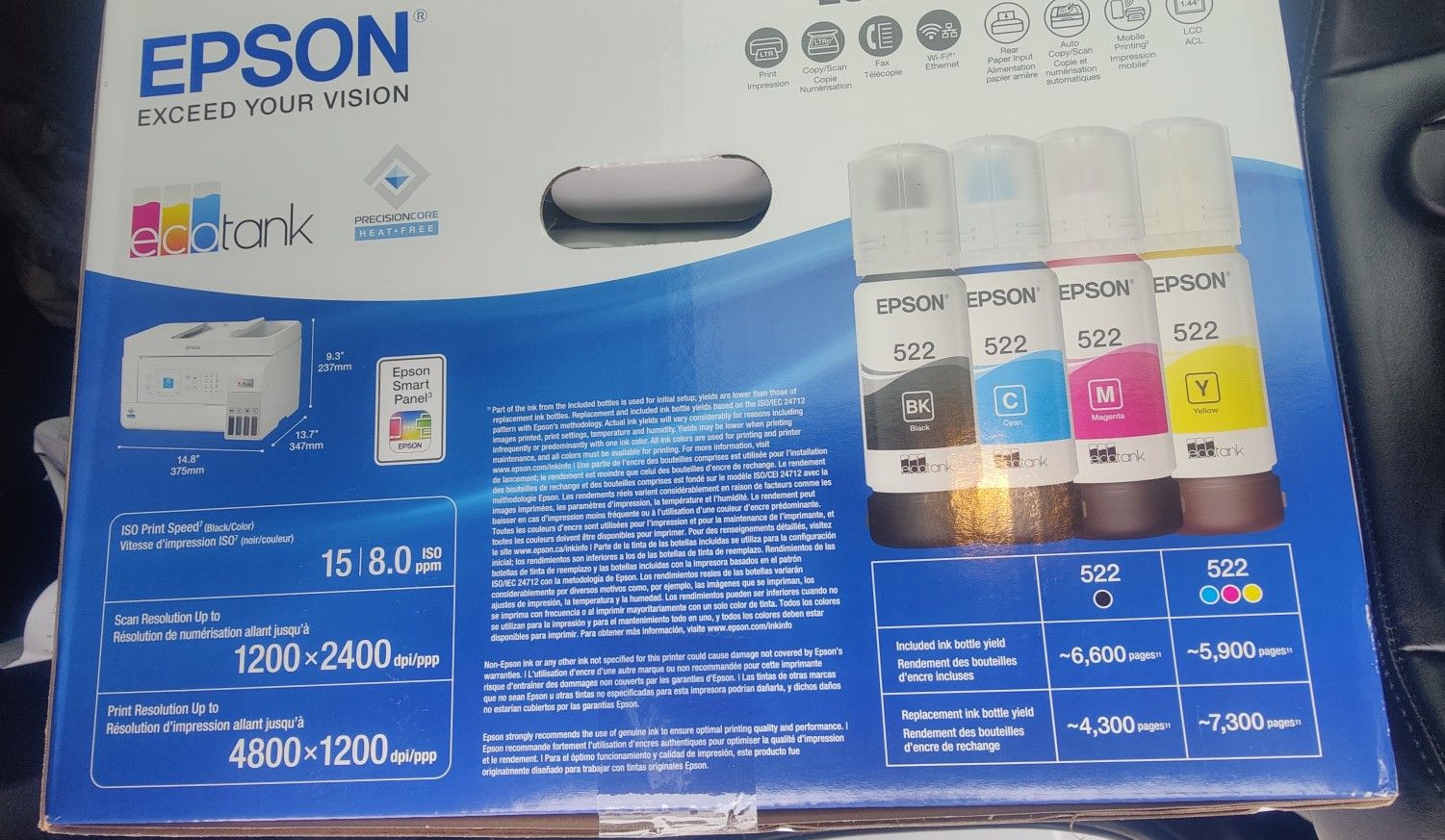 NEW Epson EcoTank ET4810 Printer for Sale in San Bernardino, CA OfferUp