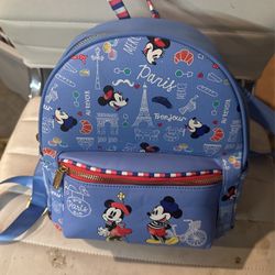 Mickey And Minnie Paris Back Pack 