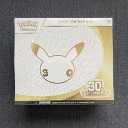 Pokemon 30th Elite Trainer box  