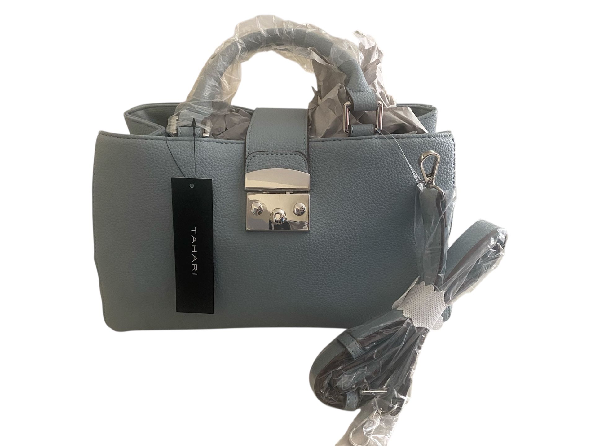 Tahari Satchel Bag With Long Strap