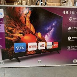 HD80 65” Philips Smart 4k Led Uhd Tv