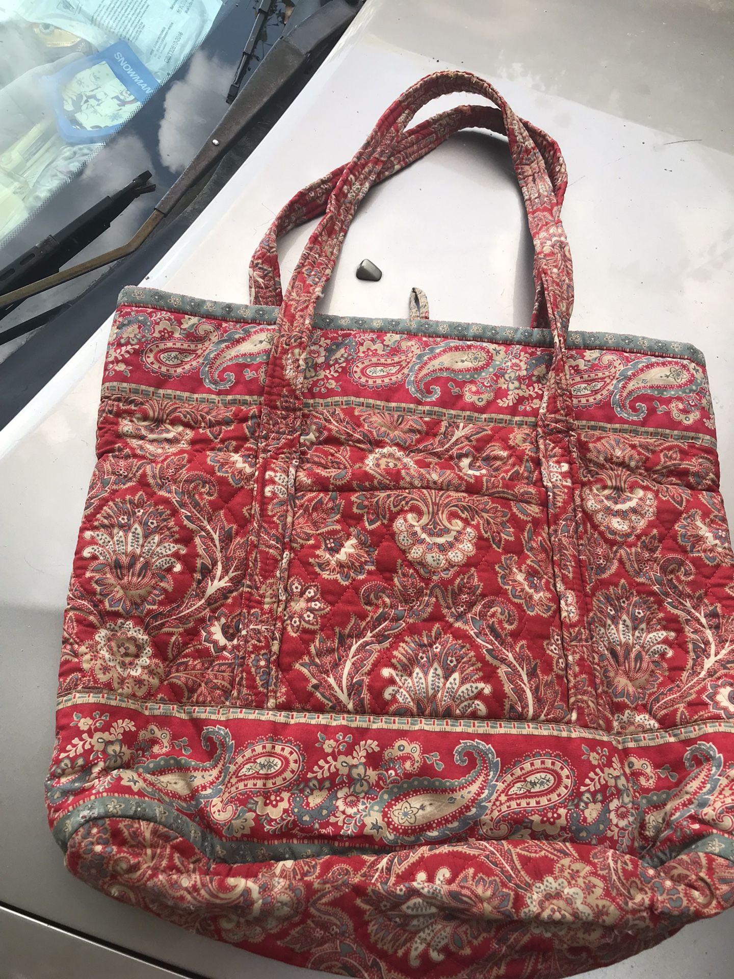 Very Nice Large Vera Bradley Shoulder Tote Bag Only $15 Firm