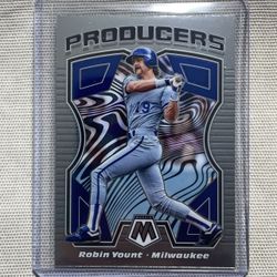 🔥⚾️ 2021 Panini Mosaic PRODUCERS Baseball Card - Robin Yount #P9 Milwaukee BREWERS ⚾️🔥