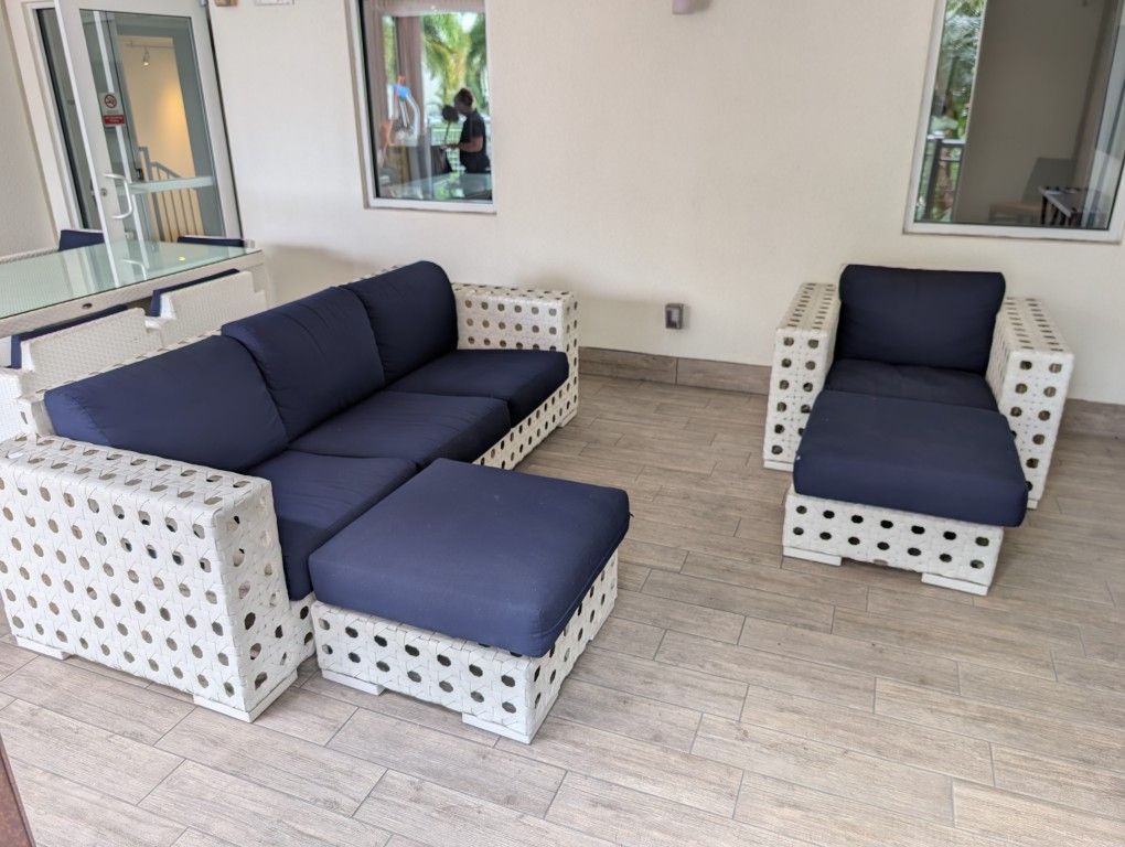 Outdoor Couch And Lounge Chair