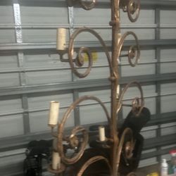 Antique Lamp Stands About 11 Feet High