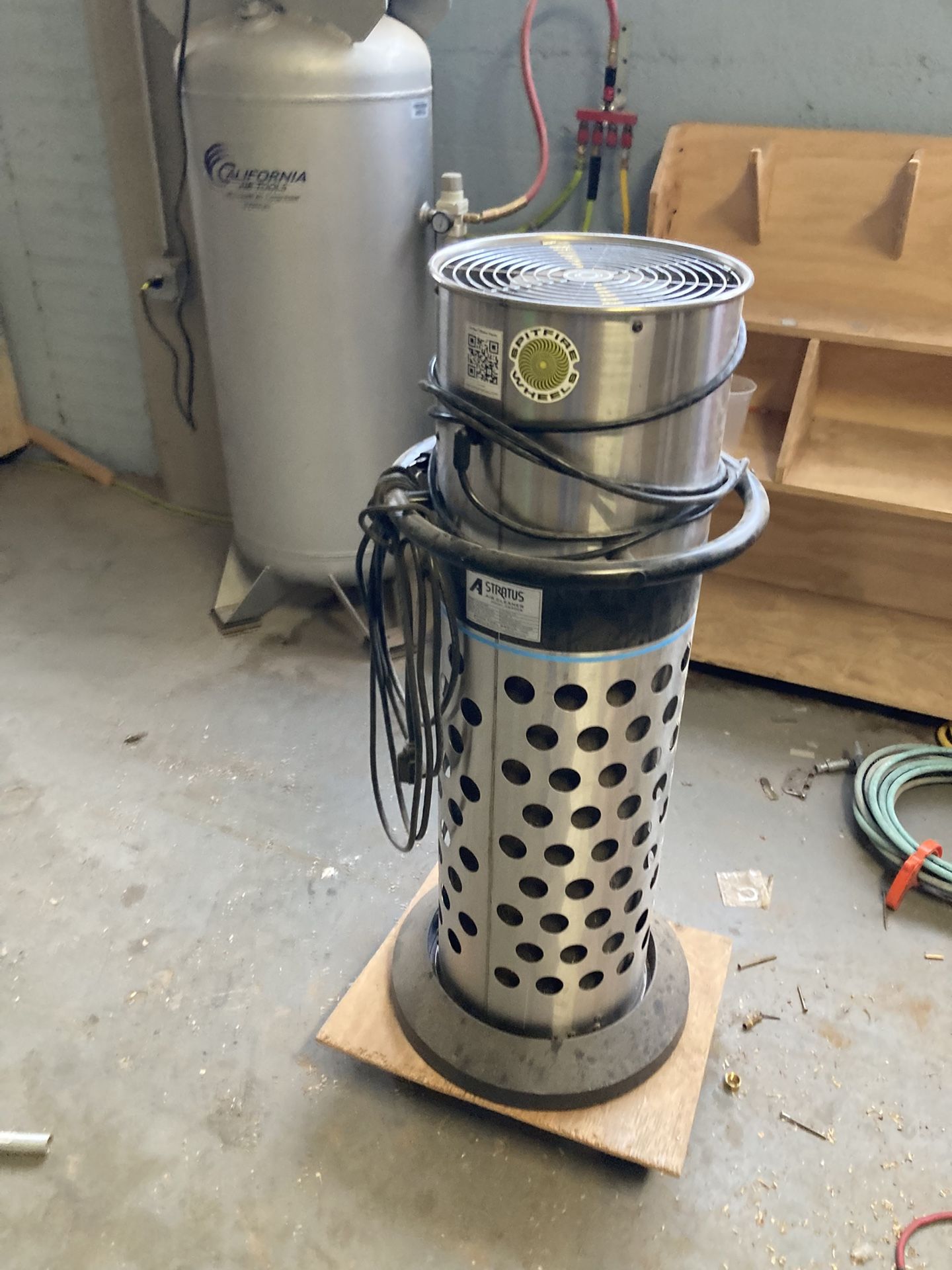 Axiom Stratus Pro Stainless Steel Air Cleaner (Model AS300S) - Mobile Shop Filtration