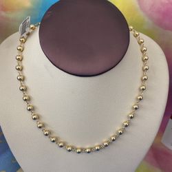 Necklace Balls 14k