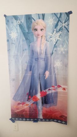 Frozen- Ana & Elsa 2 posters 32 by 58