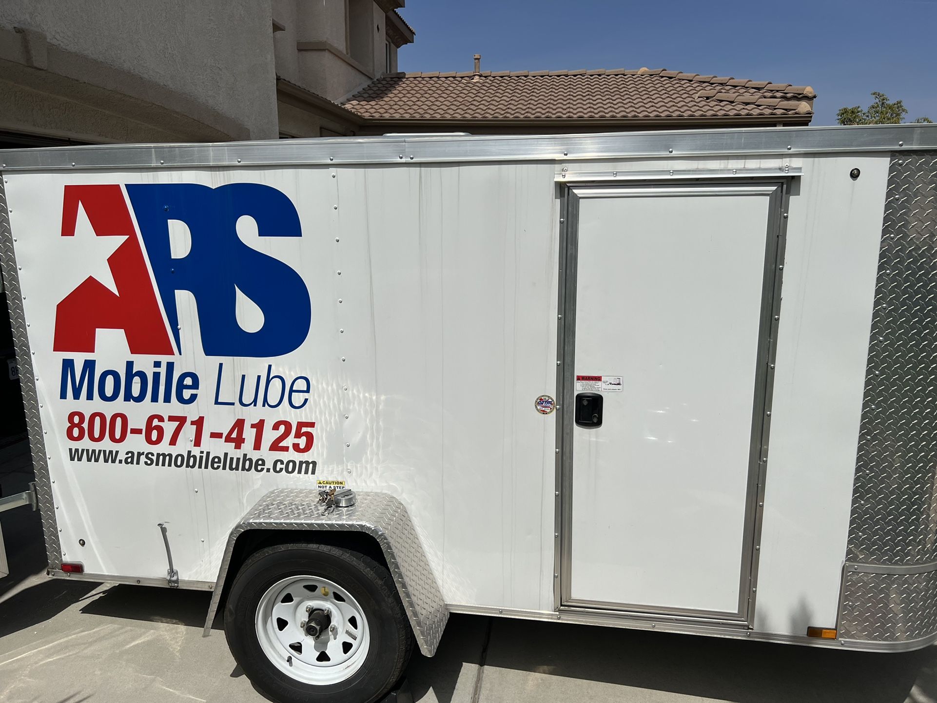 Mobile Oil Change Trailer