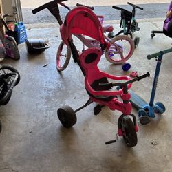 Pink Bike For 1-3 Year Olds 