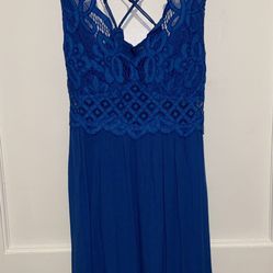 Women's Royal Blue Dress Size medium 