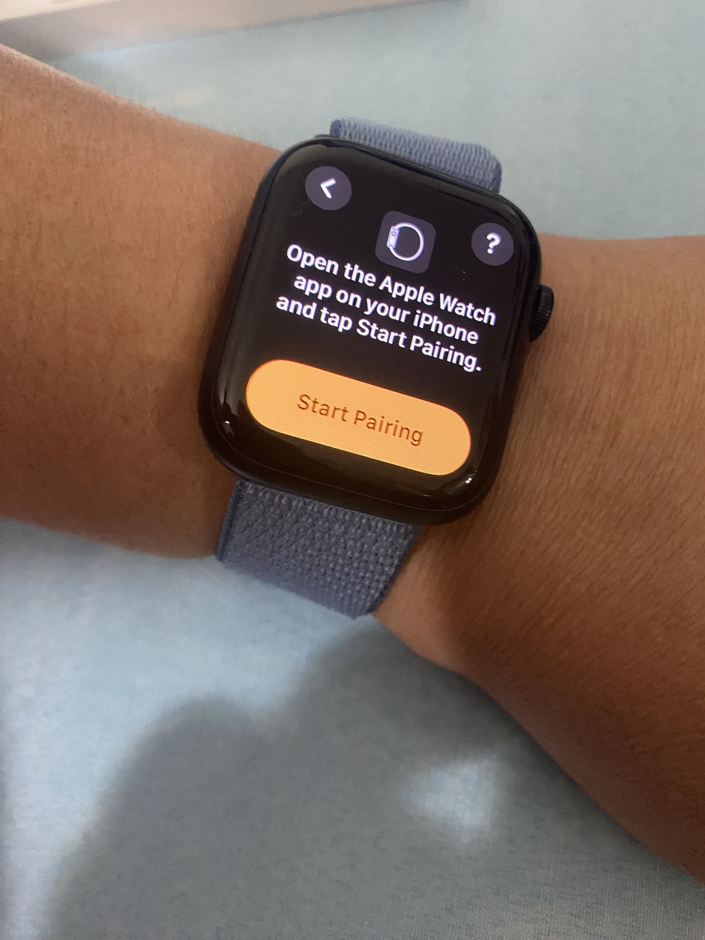 2023 - Winter Blue Apple Watch