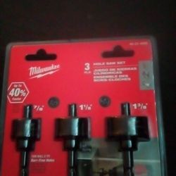 Milwaukee 3pc Hole Saw Set