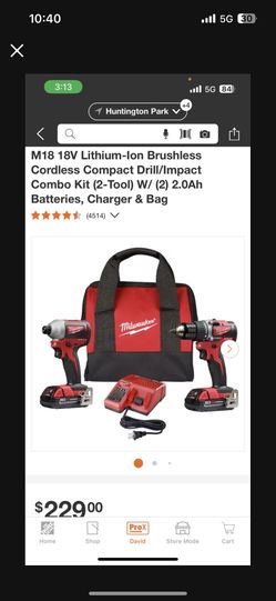 Milwaukee Drill Set