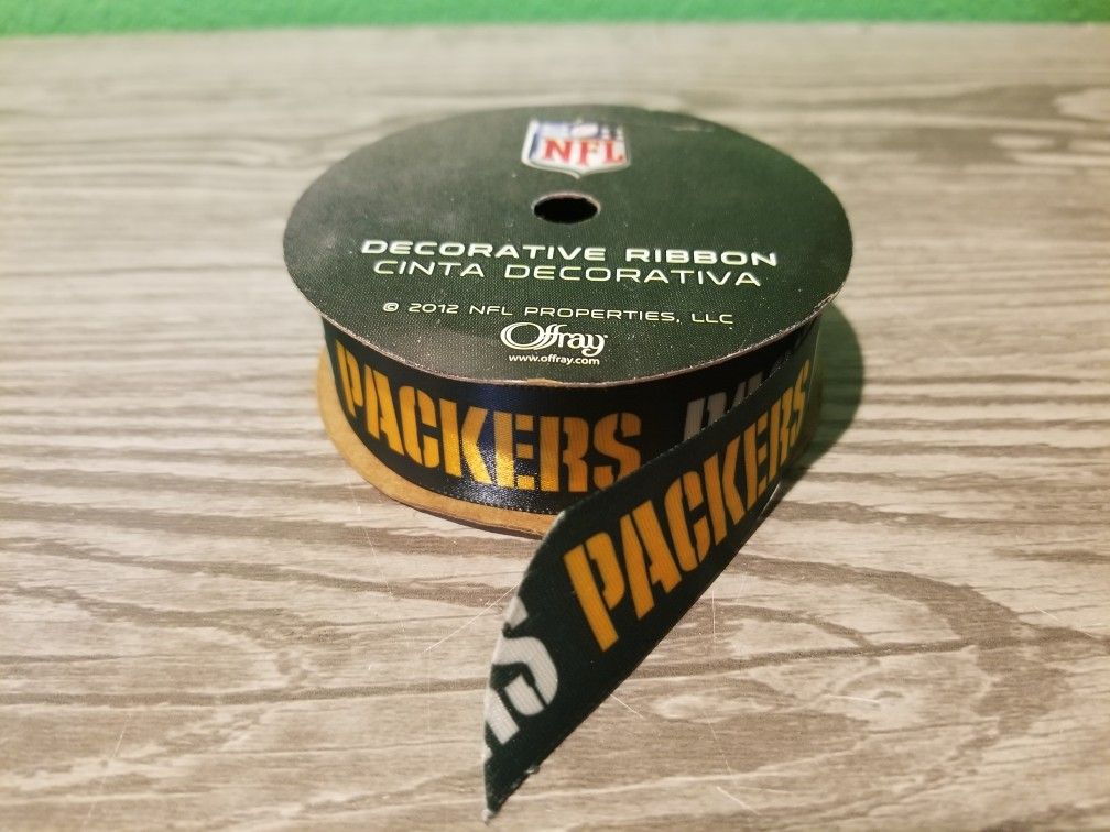 Offray NFL Liscensed Green Bay Packers Ribbon