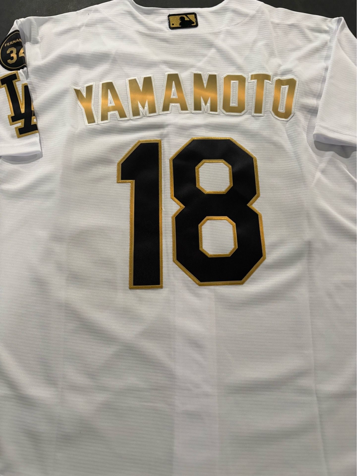 Dodgers World Series Gold Edition Jerseys. New