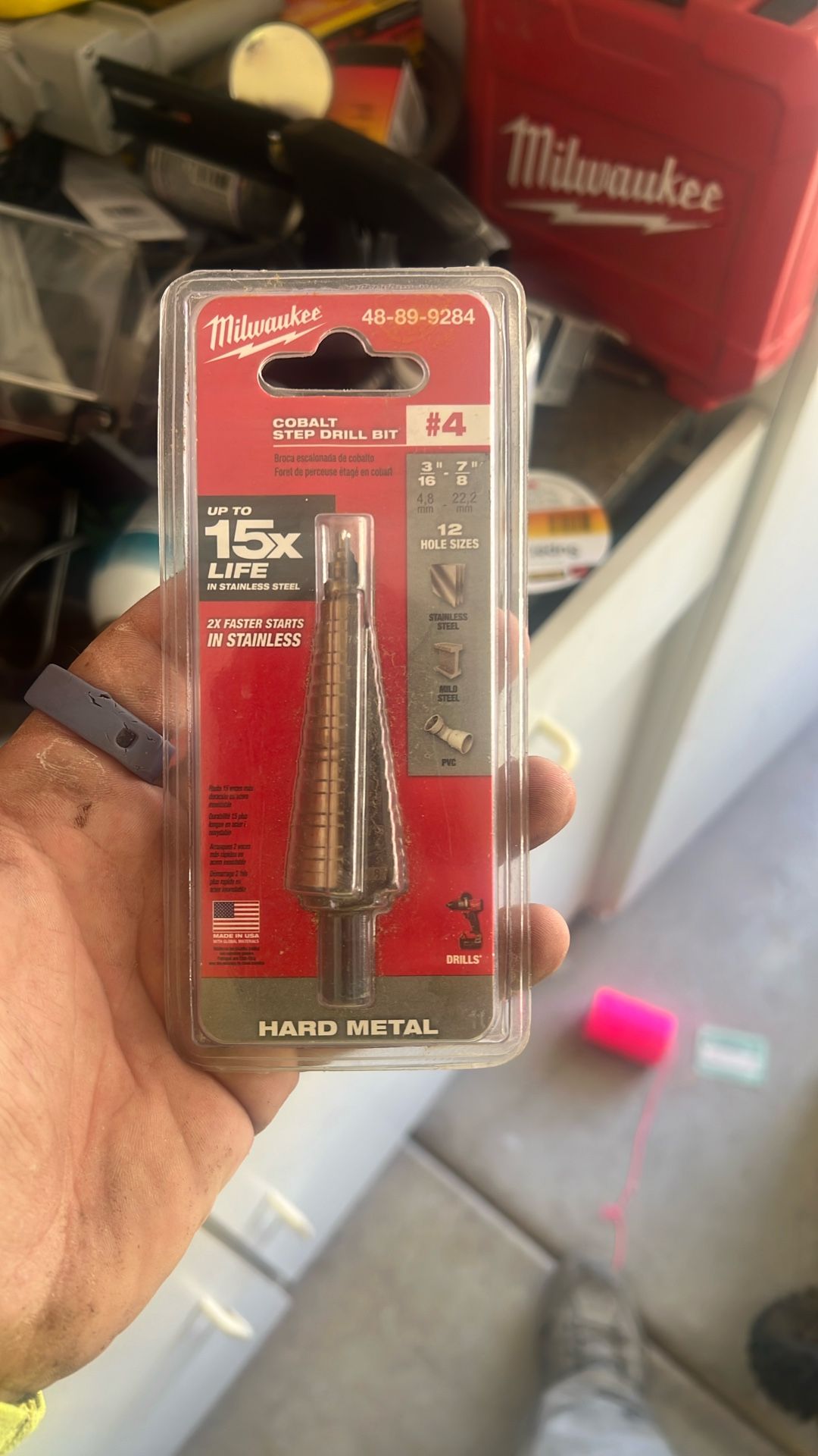 Milwaukee Cobalt Step Bit
