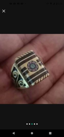 Extremely Rare Ancient Ottoman ( Sultanes), Viking Ring Bronze Artifact Authentic Amazing. Size #6.