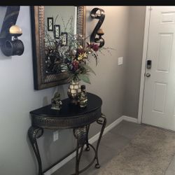 Foyer Table With Matching Mirror