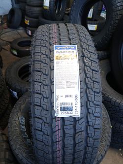 New set of tires 265 65 18 Goodyear AT