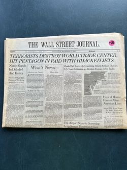 9/11, Michael Jordan, Barack Obama, Clinton Newspaper Highlights