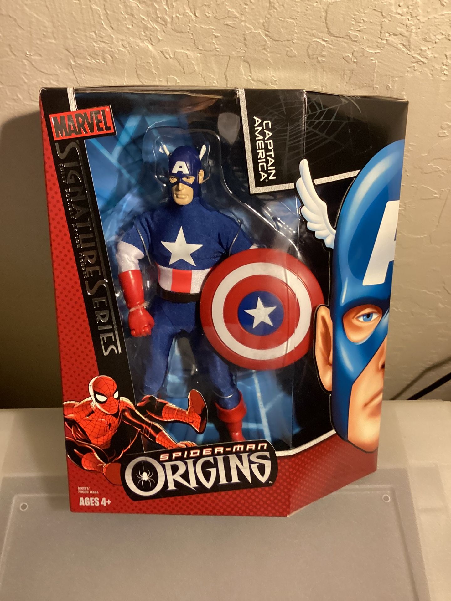 Marvel Signature Series Spider-man Origins CAPTAIN AMERICA