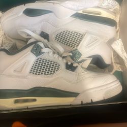 Air Jordan 4 Retro Oxidized Green White