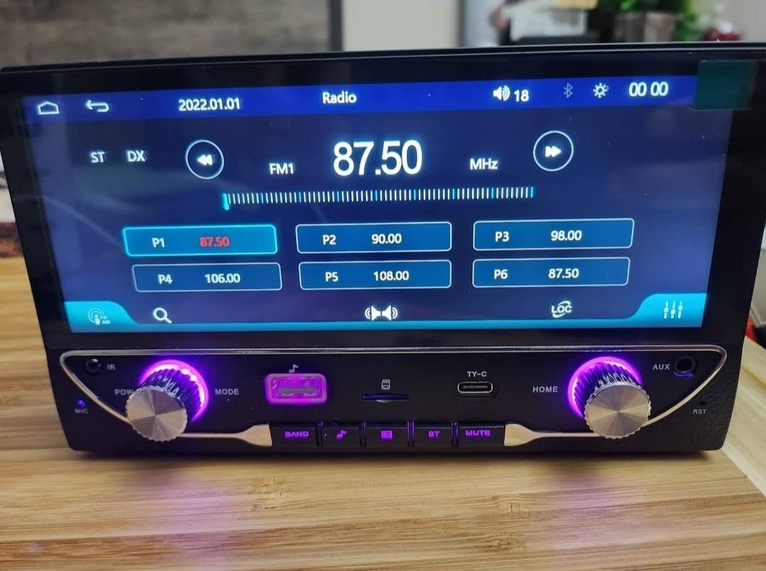 Car Radio Compatible with CarPlay, Car Stereo with 6.9 Touchscreen, Car BT,  FM AM Radio, GPS