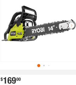 RYOBI 14 in. 37cc 2-Cycle Gas Chainsaw