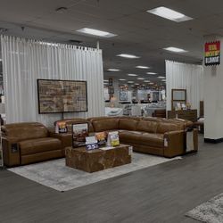 Brown Leather Couch For Sale- STORE CLOSING SOON