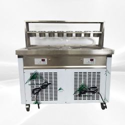 NSF two pan ice cream roll machine KO2000P-60

