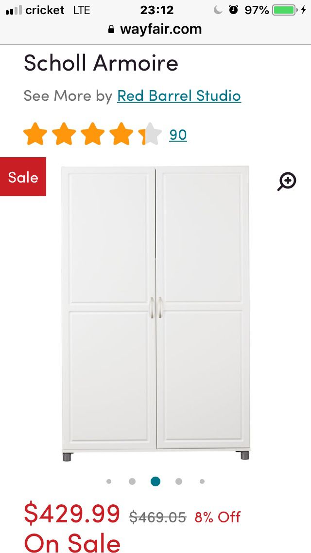 IKEA White Wardrobe Closet