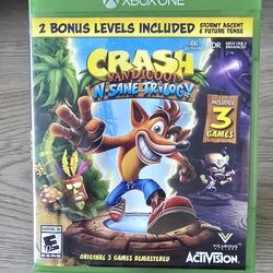 Crash Bandicoot N. Sane Trilogy (Xbox One) 2018 – Tested Working.

