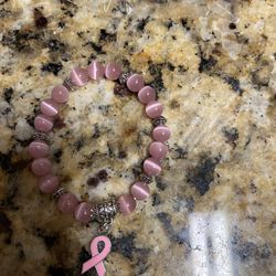 Pink Ribbon Bracelet 