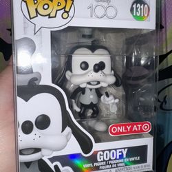 Disney Black And White Goofy Funko Pop
