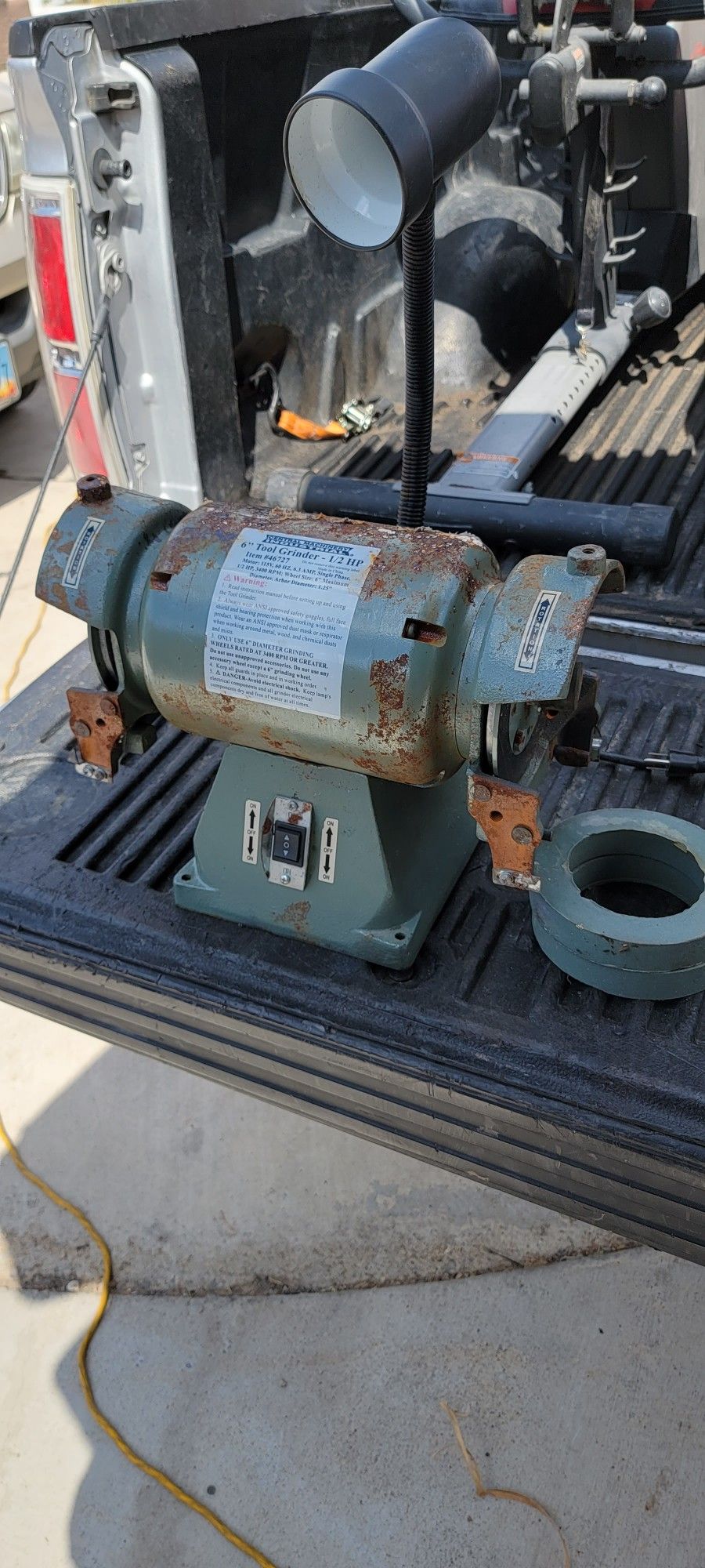 Central Machinery Industrial 6" Tool Grinder - 1/2 HP